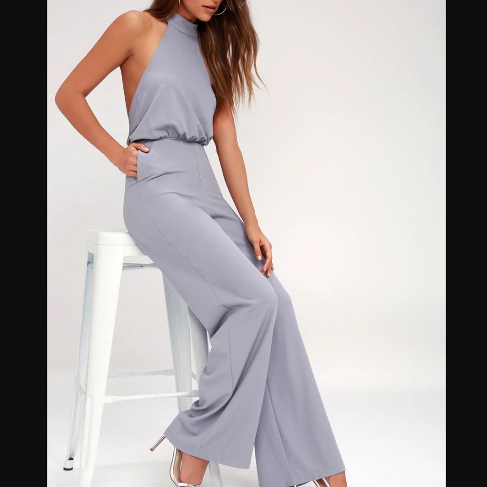 Moment for Life Lavender Halter Jumpsuit